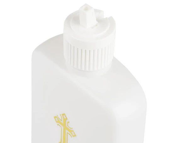 Butelka na wodę święconą – 120 ml, złocony napis Holy Water