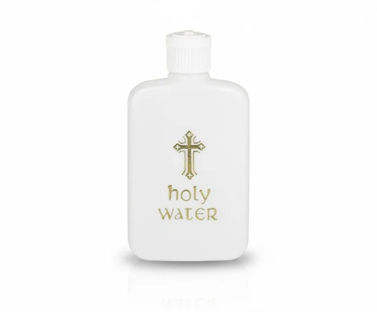 Butelka na wodę święconą – 120 ml, złocony napis Holy Water