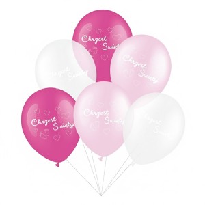 Zestaw balonów „Chrzest Święty” ROYAL PINK – 30 cm / 6 sztuk