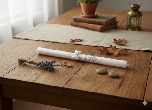 Zestaw do Chrztu z medalikiem i monogramem Chrystusa XP