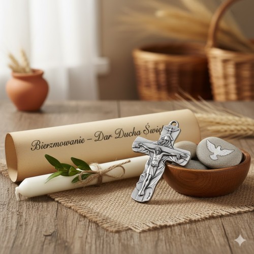 Pamiątka Bierzmowania – Krzyż Trójca Święta