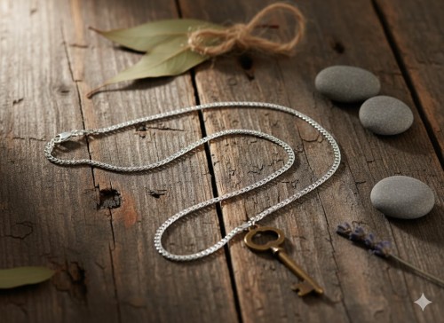 Łańcuszek srebrny Pancerka pr. 925 – średnica splotu: 2,2 mm