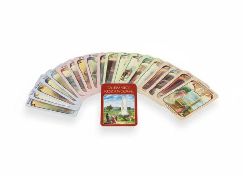 Tajemnice różańcowe – zestaw 20 laminowanych kart