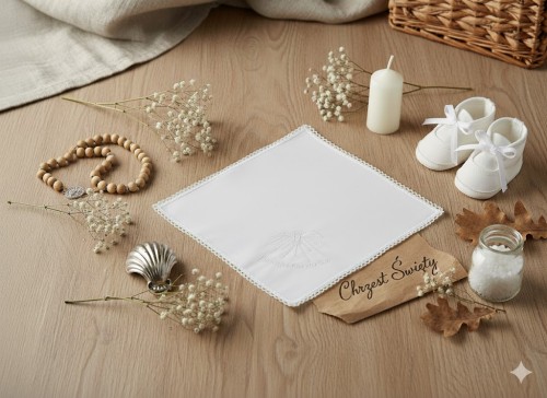 Szatka z wykończeniem białym