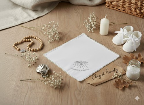 Szatka z wykończeniem srebrnym