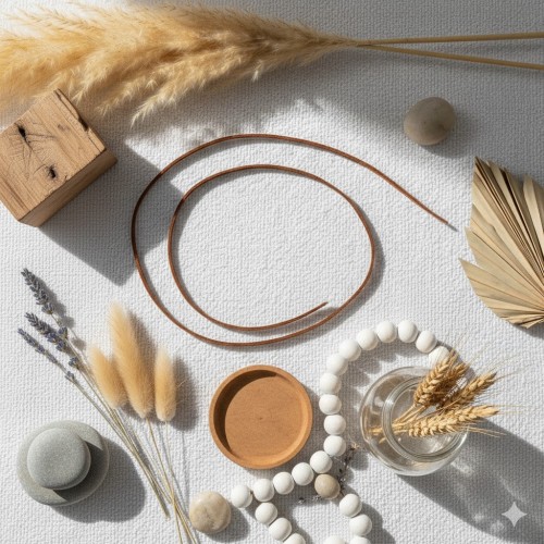 Rzemyk jasnobrązowy – do medalika lub krzyżyka, ok. 80 cm