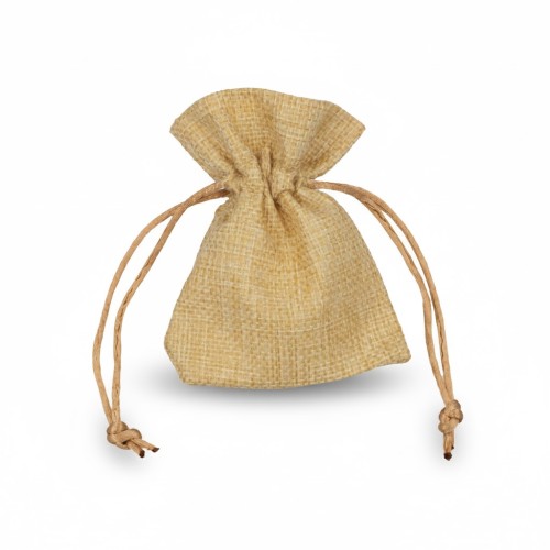 Etui jutowe 8×10 cm ecru – naturalne opakowanie prezentowe