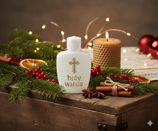 Buteleczka na wodę święconą plastikowa 70 ml
