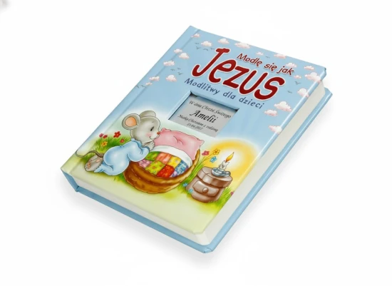 Książka „Modlę się jak Jezus” z grawerem