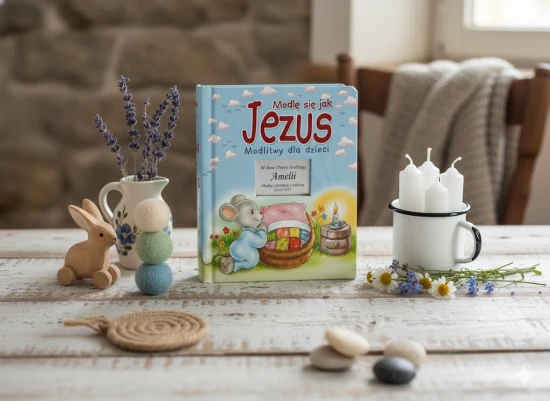 Książka „Modlę się jak Jezus” z grawerem