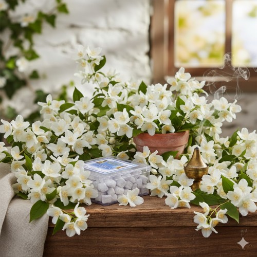 Kadzidło greckie 30g w aranżacji rustykalnej z Jaśminem