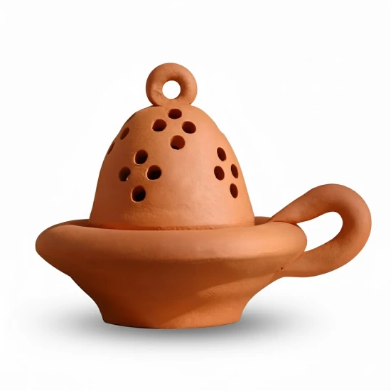 Kadzielniczka ceramiczna matowa z podstawką