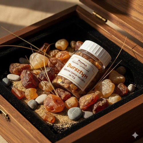 Bursztyn bałtycki – naturalna żywica do kadzenia