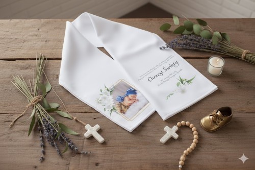 Szal ze zdjęciem - projekt nr 2