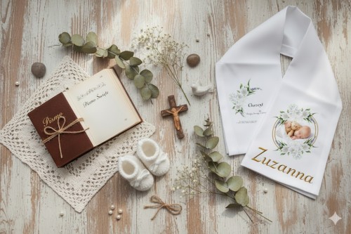 Szal ze zdjęciem - projekt nr 1