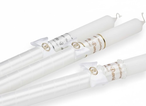 Świeca ślubna z imionami – personalizowana świeca na ślub