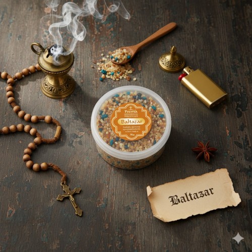 Kadzidło żywiczne BALTAZAR – wysokogatunkowe, zapach miodowo-żywiczny 70 g