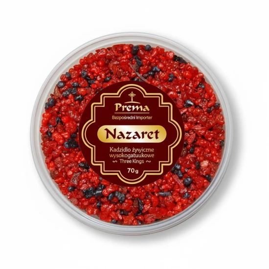 Kadzidło żywiczne NAZARET – wysokogatunkowe, zapach ziołowo-miodowy 70 g