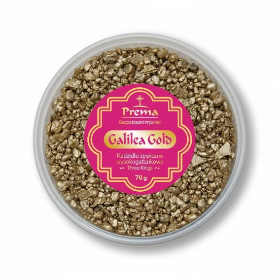 Kadzidło żywiczne GALILEA GOLD – wysokogatunkowe, zapach balsamiczny 70 g