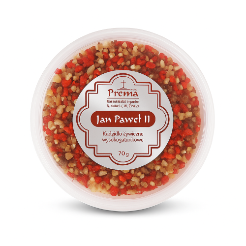 Kadzidło żywiczne JAN PAWEŁ II – wysokogatunkowe, zapach balsamiczno-miodowy 70 g