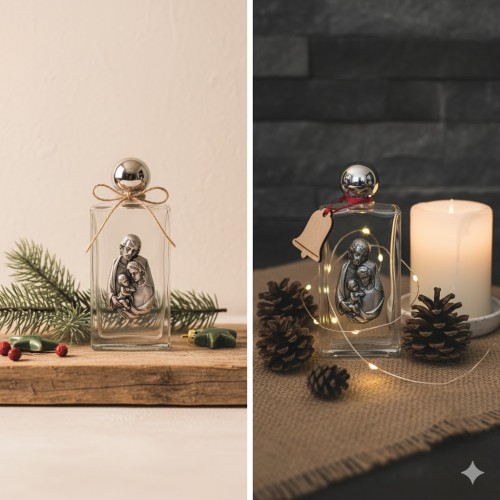 Buteleczka na wodę święconą - Święta Rodzina