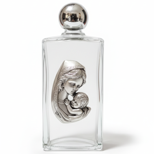 Buteleczka na wodę święconą – Matka Boża z Dzieciątkiem 100 ml