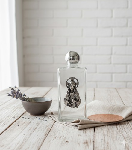 Buteleczka na wodę święconą – Serce Jezusa 100 ml