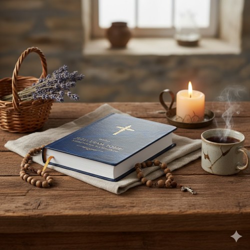 Jezu, ufam Tobie! Modlitewnik dla seniorów – duża czcionka, twarda oprawa granatowa