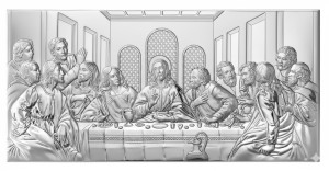 Obrazek srebrny - Ostatnia wieczerza [różne rozmiary]