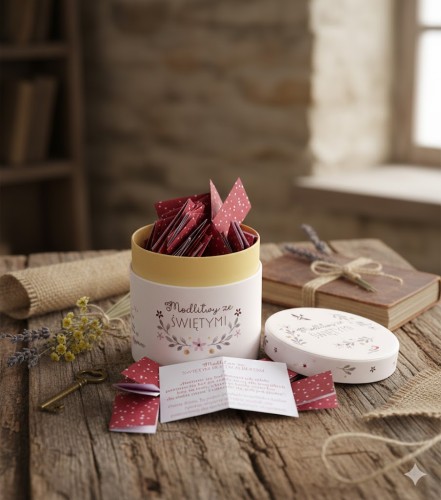 Modlitwy ze Świętymi – pudełko 52 kart