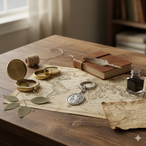 Brelok św. Krzysztof – metalowy brelok