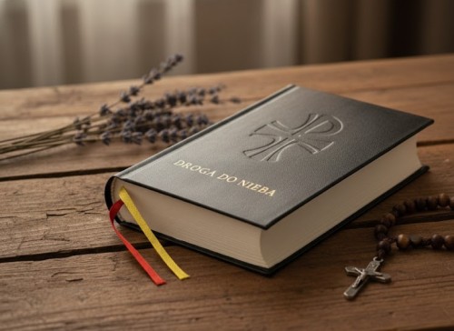 Modlitewnik Droga do nieba w aranżacji domowej