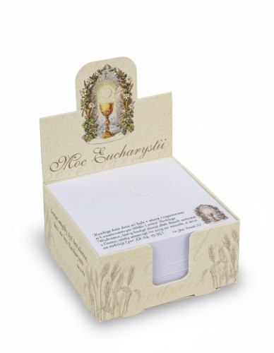 Notes biurkowy z sentencjami - Moc Eucharystii