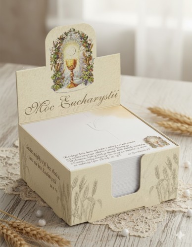 Notes biurkowy z sentencjami - Moc Eucharystii