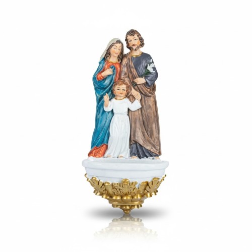 Kropielnica domowa Święta Rodzina – 19,5 cm, żywica