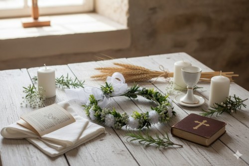 Wianek komunijny z najnowszej kolekcji