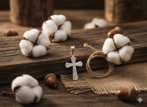 Srebrny krzyżyk – próba 925, lekki i elegancki