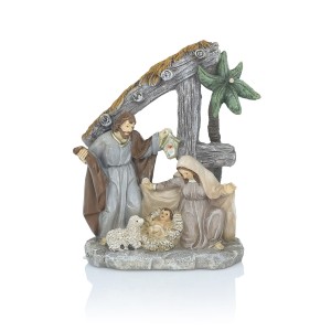 Szopka bożonarodzeniowa - Święta Rodzina - 15 cm 