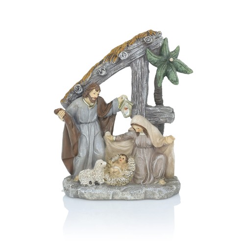 Szopka bożonarodzeniowa - Święta Rodzina - 15 cm