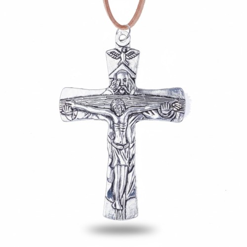 Krzyż Trójca Święta – pamiątka Bierzmowania 11 cm