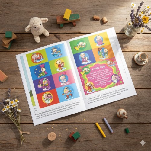 Kolorowanka z naklejkami