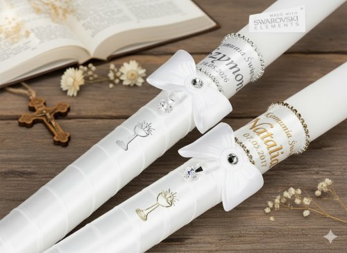 Świeca imienna Swarovski