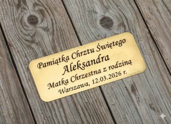 Biblia „z rybką” – Pamiątka Chrztu Świętego z personalizowanym grawerem
