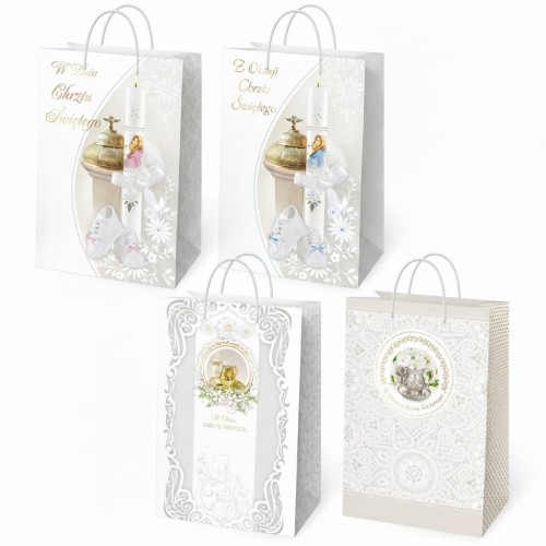 Torba prezentowa na Chrzest Święty – Pamiątka Chrztu Świętego A5