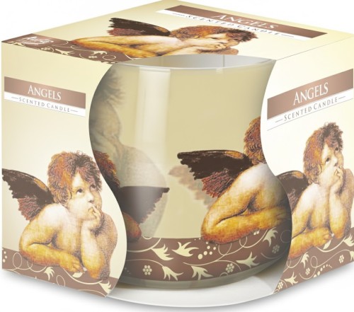 Świeca zapachowa ANIOŁKI – zimowa dekoracja i aromaterapia