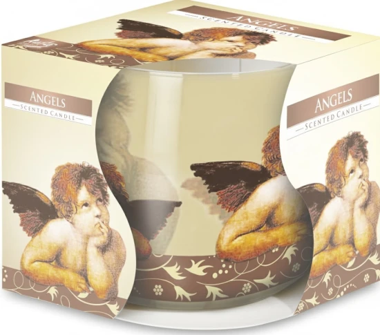 Świeca zapachowa ANIOŁKI – zimowa dekoracja i aromaterapia