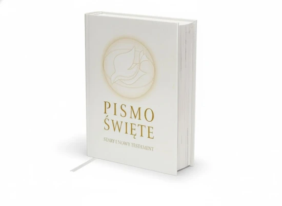 Pismo Święte Stary i Nowy Testament Białe B5 – Biblia z komentarzem