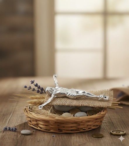 Korpus metalowy Jezusa Chrystusa – Pasyjka 5,5 cm