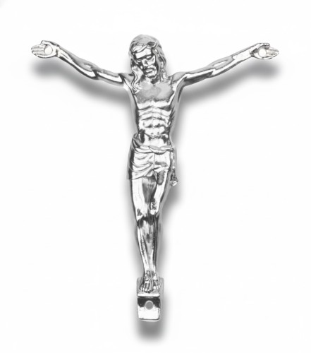 Korpus metalowy Jezusa Chrystusa – Pasyjka 4 cm
