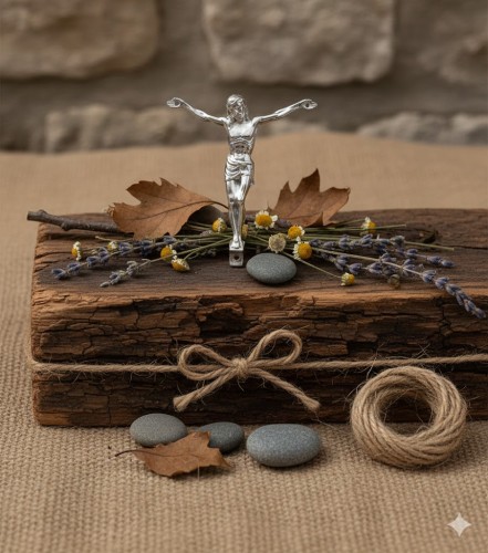 Korpus metalowy Jezusa Chrystusa – Pasyjka 9,5 cm